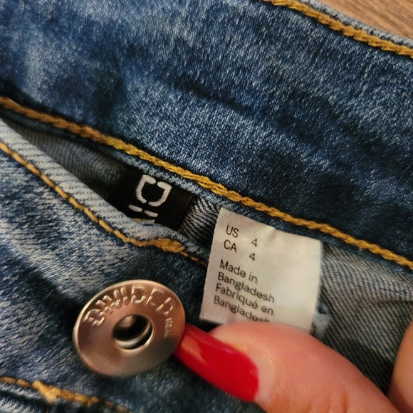 Top size S skinny jeans size 4 - Picture 3 of 5